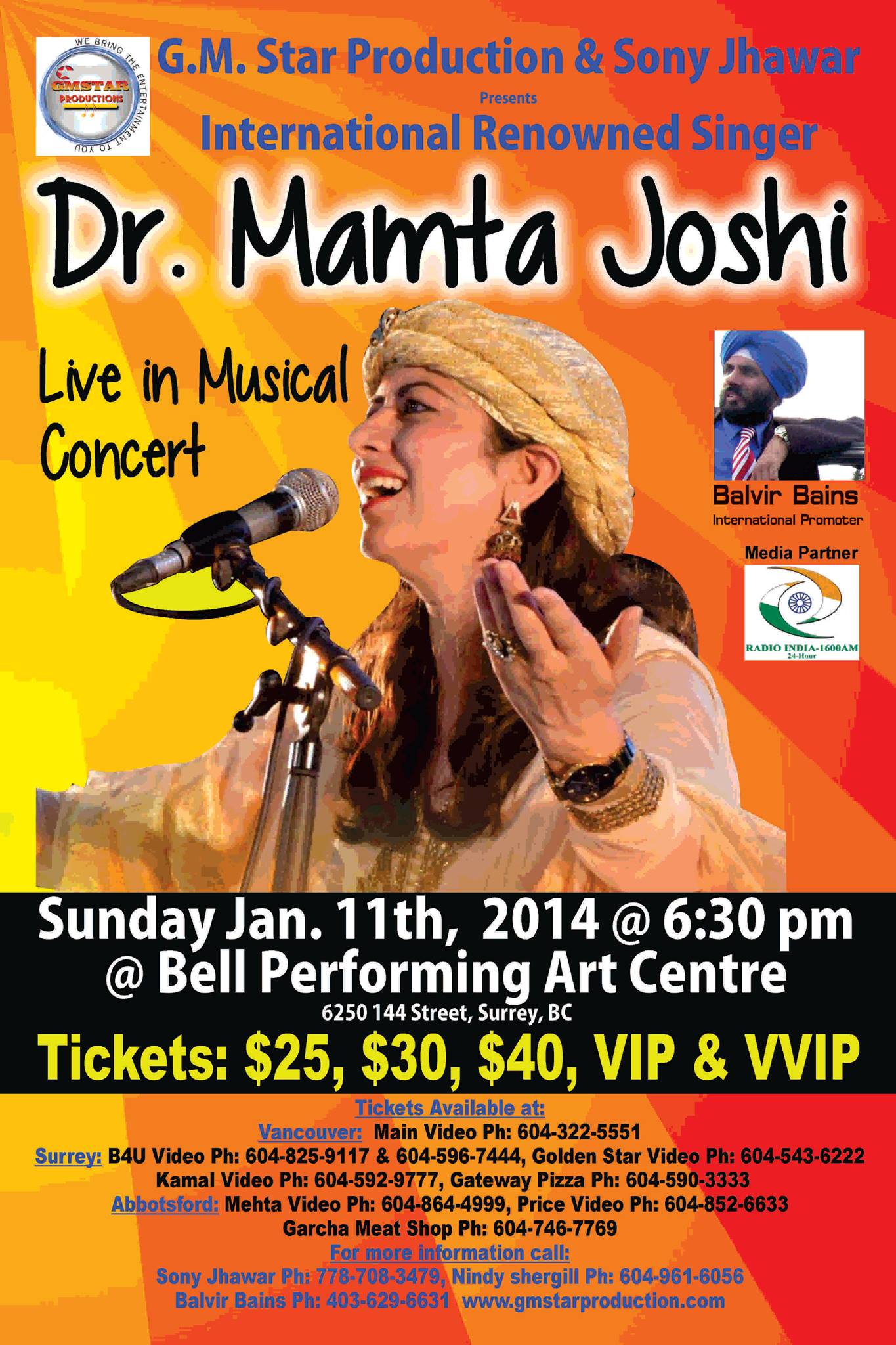 Dr. Mamta Joshi - Live In Concert